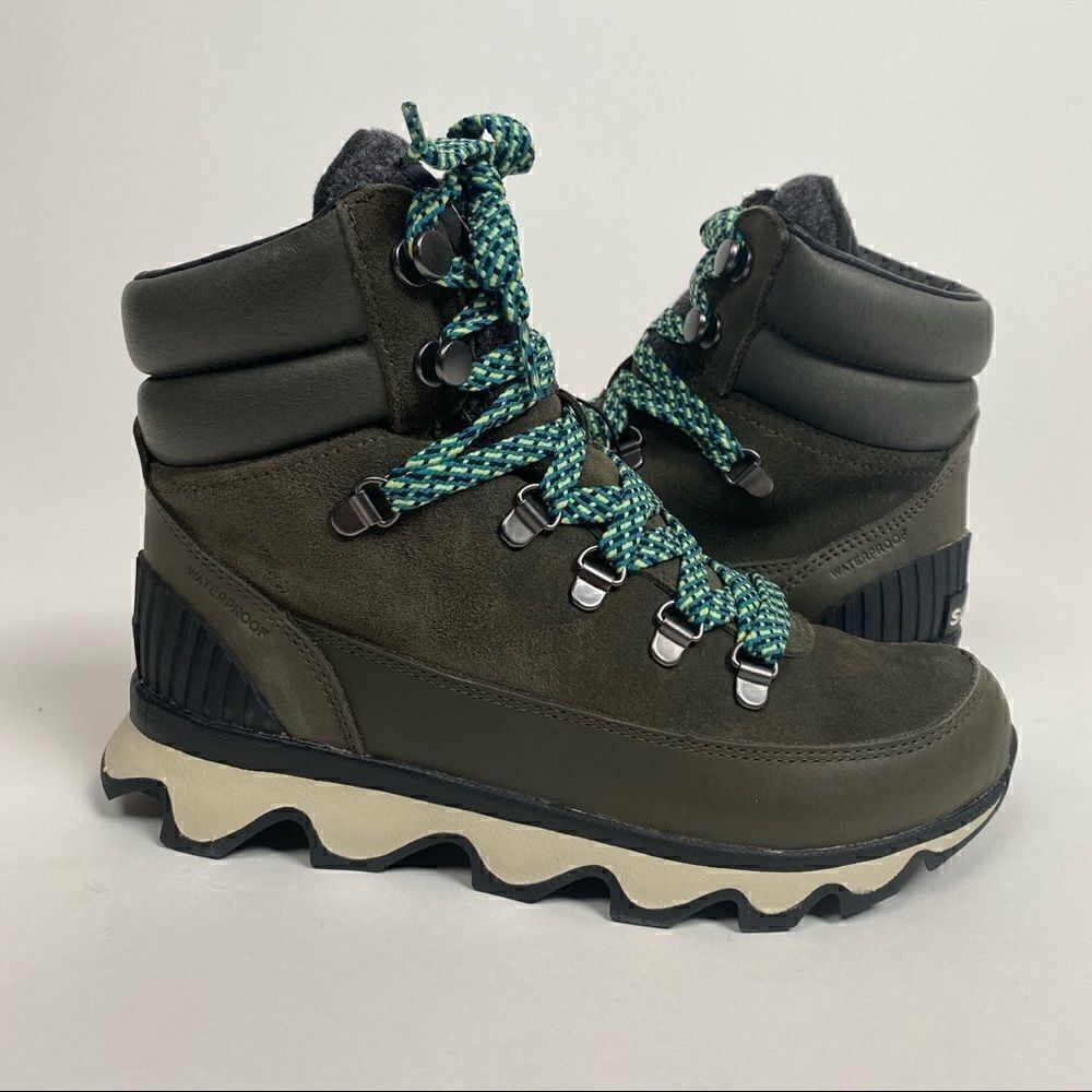 Sorel Kinetic Conquest Hiking Boots Alpine Tundra Quarry 6.5